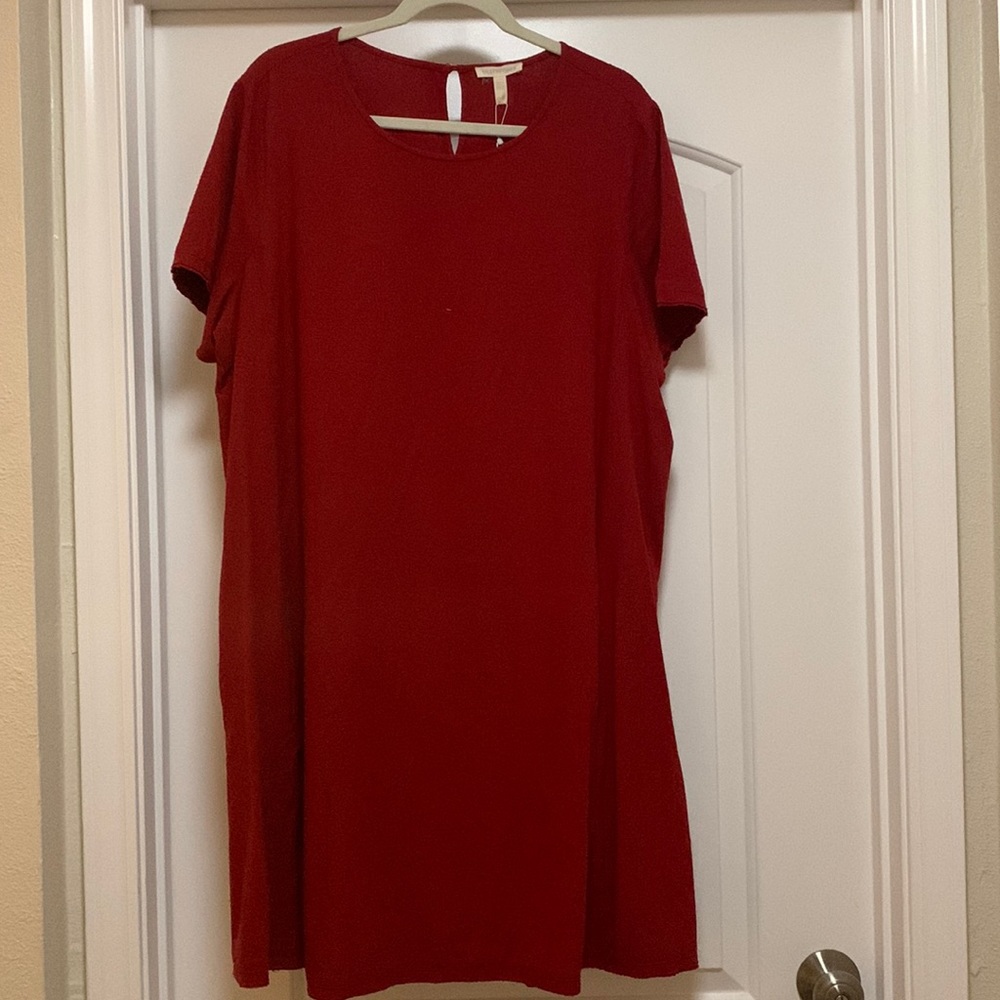 Red Eileen Fisher Dress